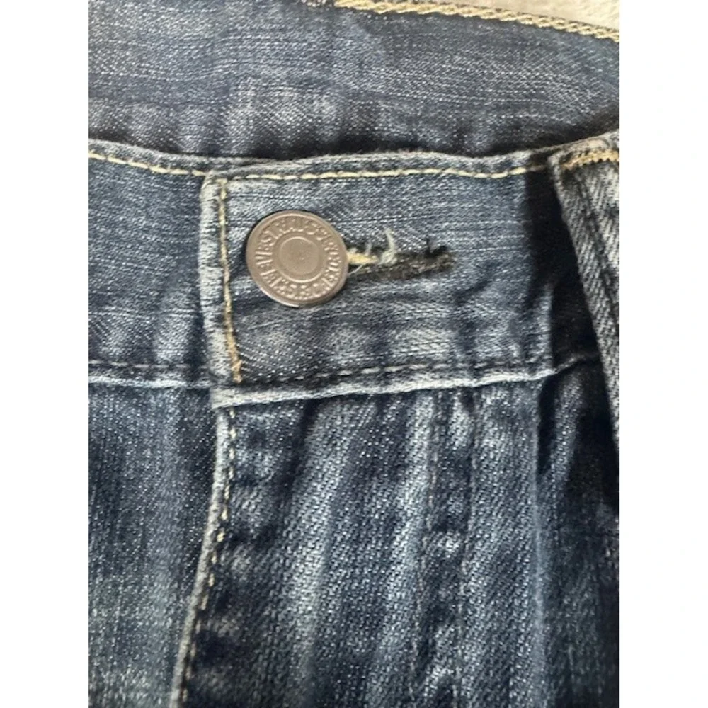 Levi's‎ 514 Jeans Mens 34x32 Straight Fit Dark Wash Denim Blue 100% Cotton